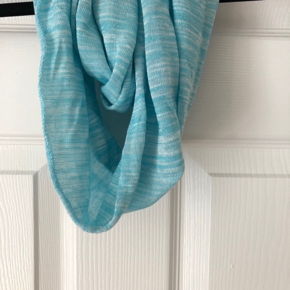 Blue Jersey Knit Infinity Scarf - Picture 3 of 3
